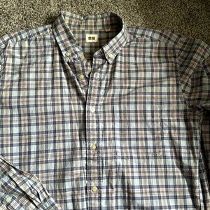 Uniqlo plaid shirt